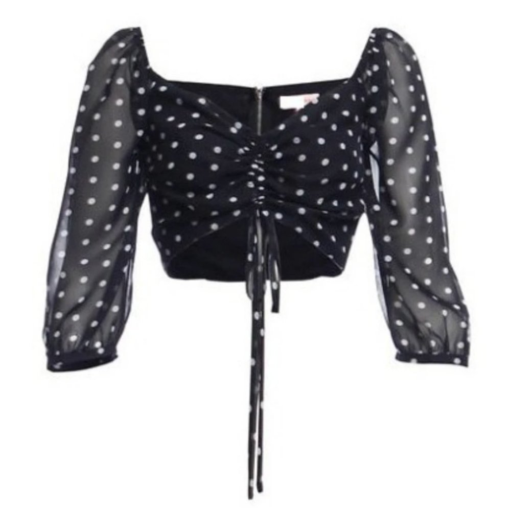 Polka Dot Crop Top